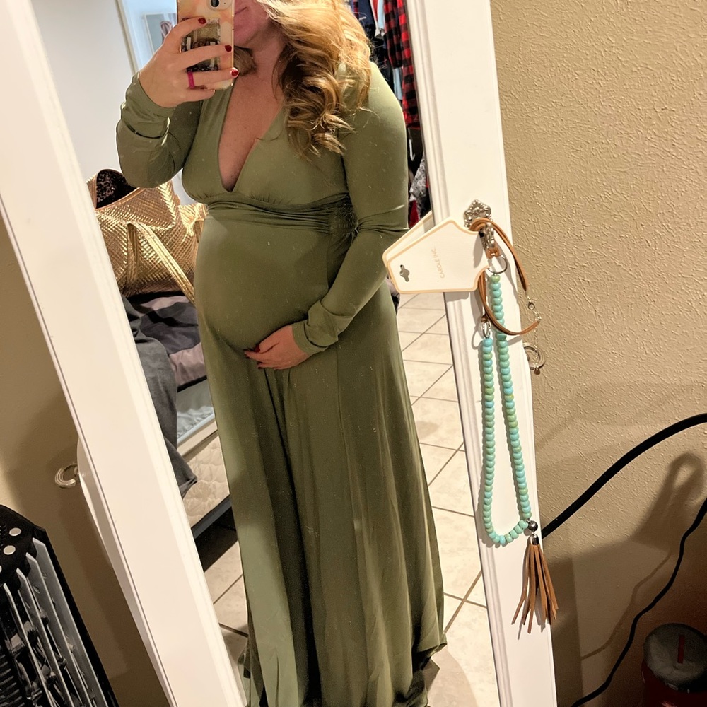 Baltic Born  Sage Maternity Dress
